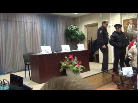 Встреча главы управы района Сокольники Ю.Б.Гацмана с жителями 19 апреля 2017 г.