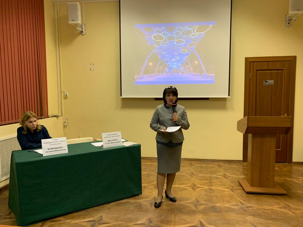 Встреча главы управы района Сокольники Е.Н. Цветковой с населением 15.01.2020