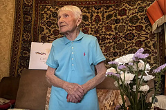 Со 100-летнем юбилеем поздравили ветерана Великой Отечественной войны 1941–1945 годов Горбачеву Ольгу Ивановну.